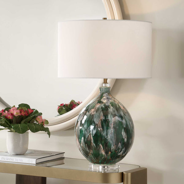 Uttermost Mihaela Drip Glaze Table Lamp