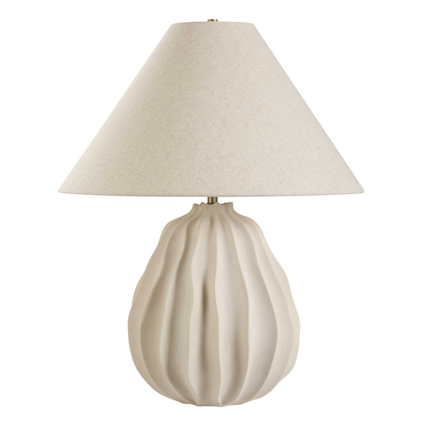 Uttermost Javary Matte Beige Table Lamp