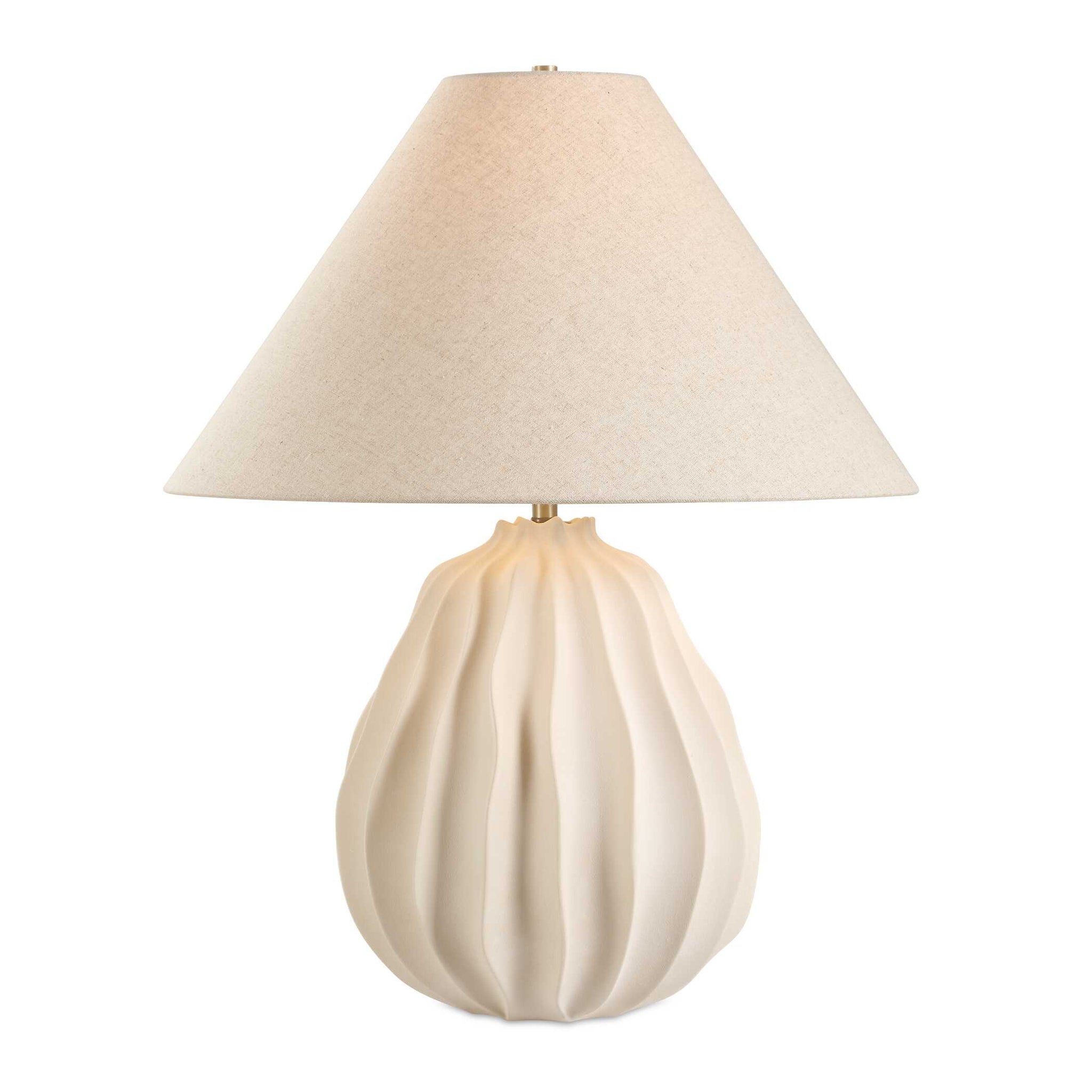 Uttermost Javary Matte Beige Table Lamp
