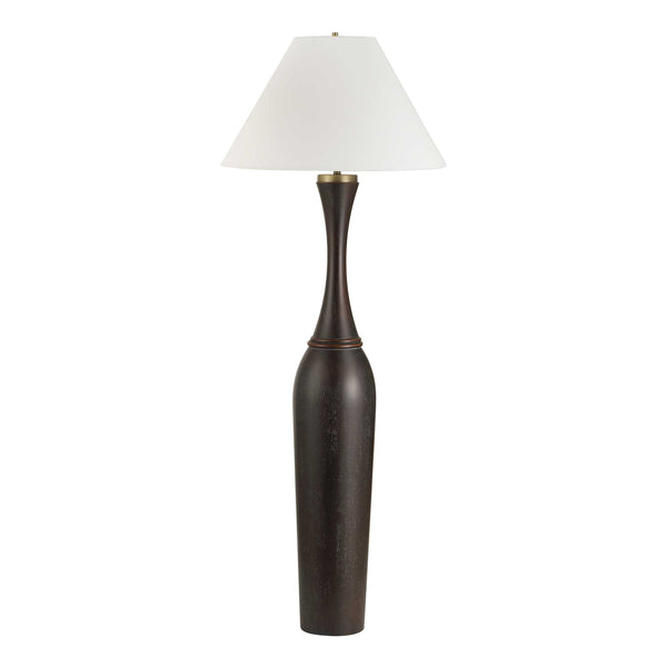 Uttermost Pravin Dark Wood Floor Lamp