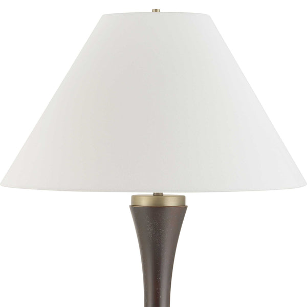 Uttermost Pravin Dark Wood Floor Lamp