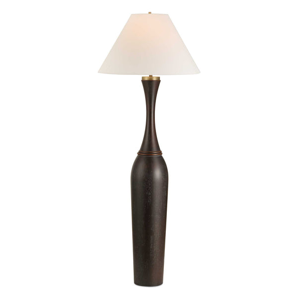 Uttermost Pravin Dark Wood Floor Lamp
