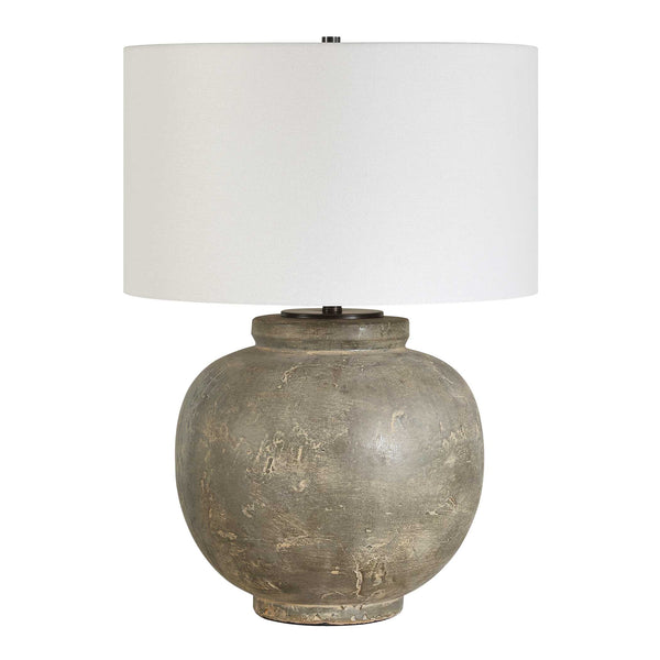 Uttermost Rock Of Ages Rust Brown Table Lamp