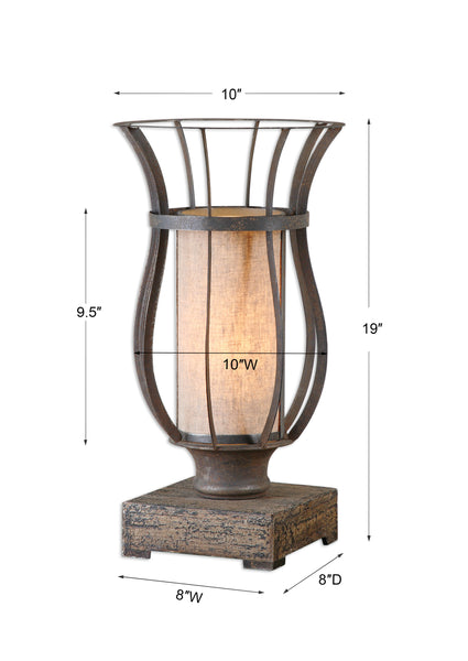 Uttermost Minozzo Bronze Accent Lamp