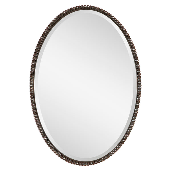 Uttermost Sherise Bronze Oval Mirror