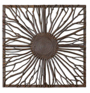 Uttermost Josiah Square Wooden Wall Art