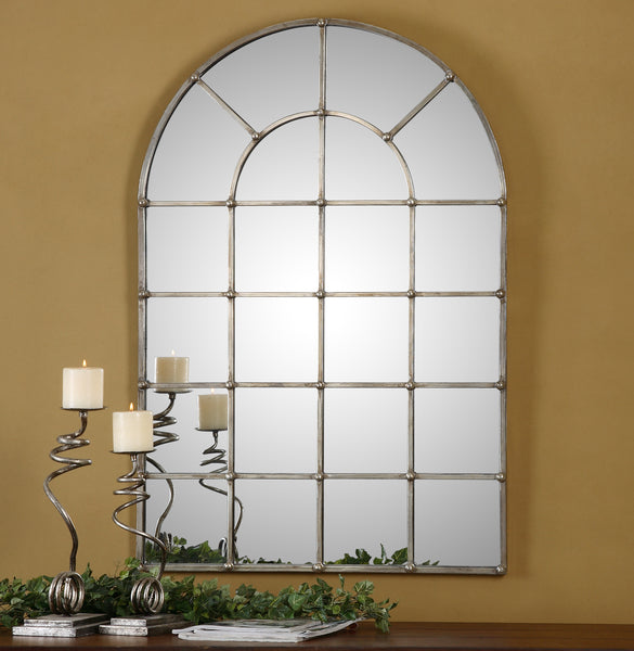 Uttermost Barwell Arch Window Mirror