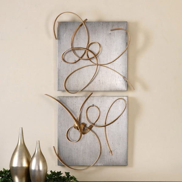 Uttermost Harmony Metal Wall Art, S/2