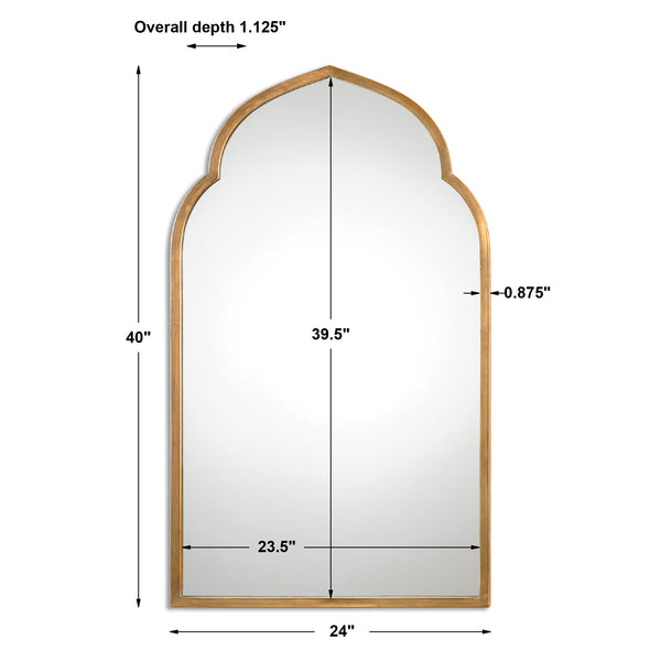 Uttermost Kenitra Gold Arch Mirror