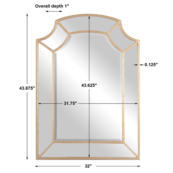 Uttermost Francoli Gold Arch Mirror