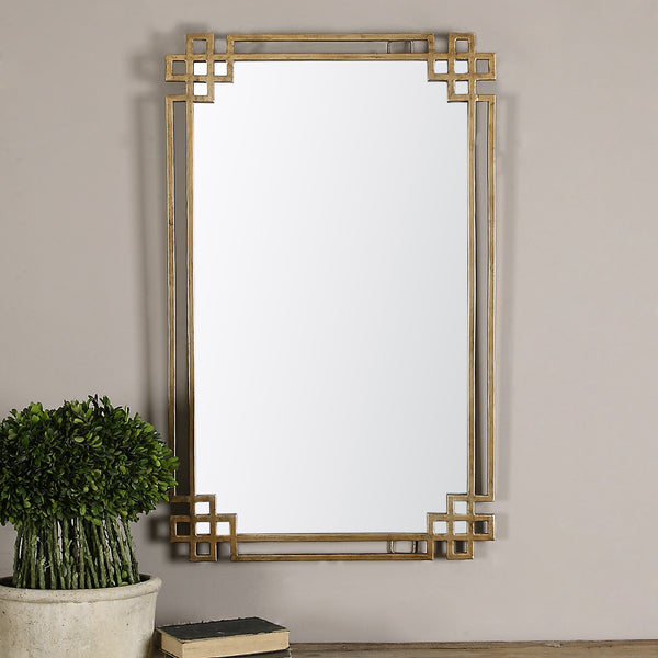 Uttermost Devoll Antique Gold Mirror