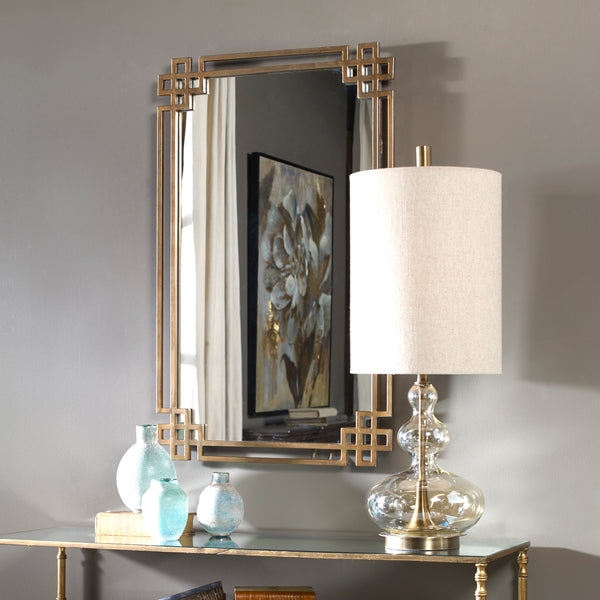 Uttermost Devoll Antique Gold Mirror