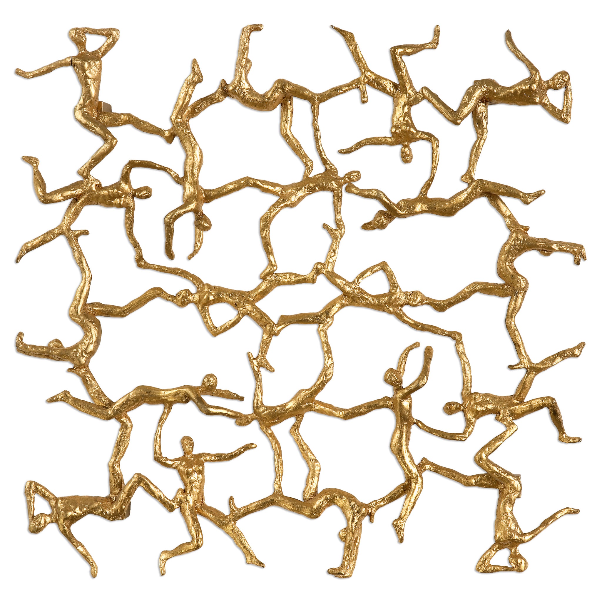 Uttermost Golden Gymnasts Wall Art