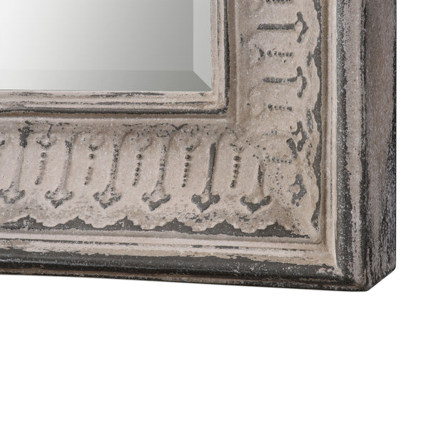 Uttermost Argenton Aged Gray Arch Mirror