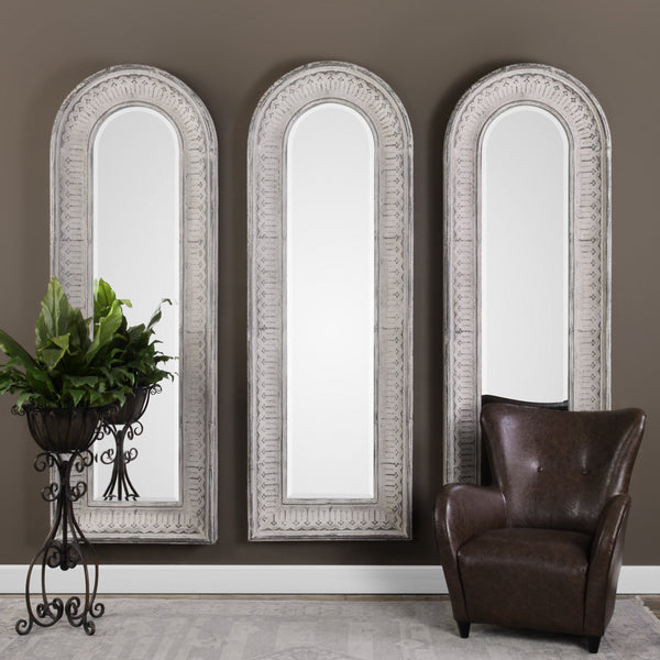 Uttermost Argenton Aged Gray Arch Mirror