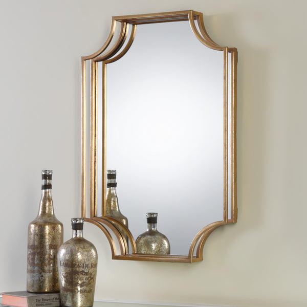 Uttermost Lindee Gold Wall Mirror