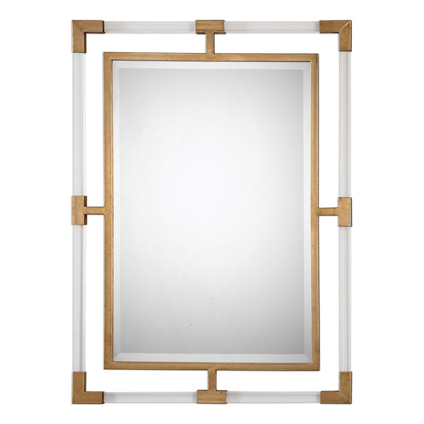 Uttermost Balkan Modern Gold Wall Mirror