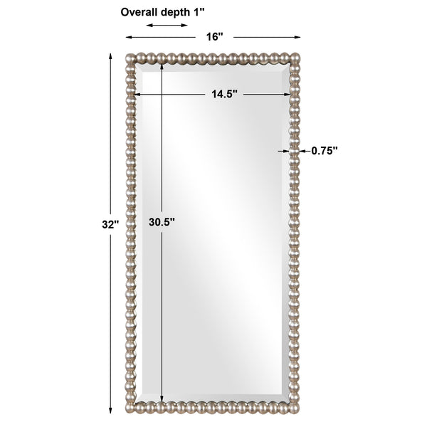 Uttermost Serna Antiqued Silver Mirror