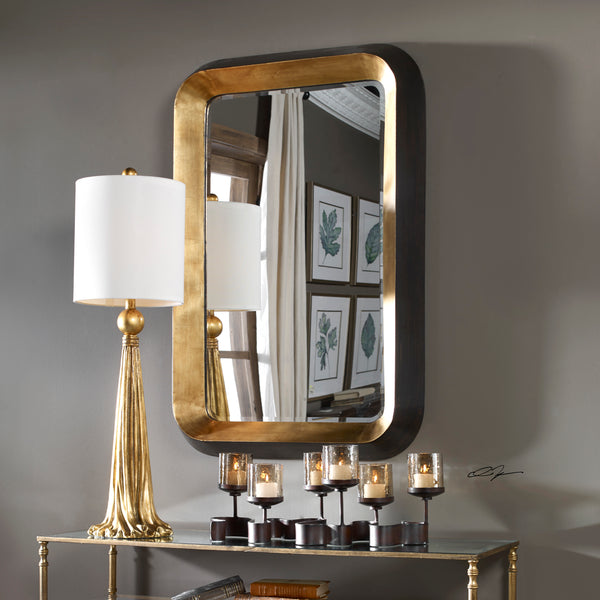 Uttermost Niva Metallic Gold Wall Mirror