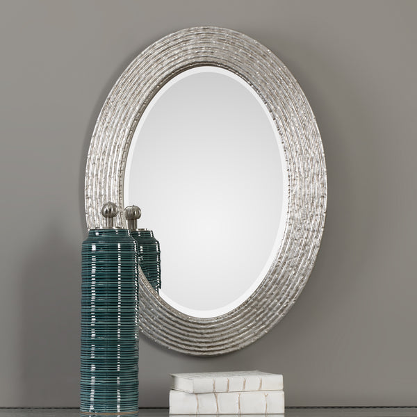 Uttermost Conder Oval Silver Mirror