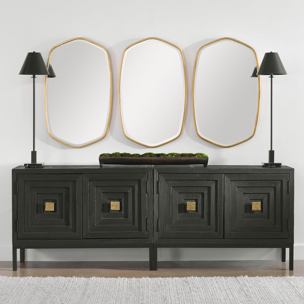 Uttermost Duronia Antiqued Gold Mirror