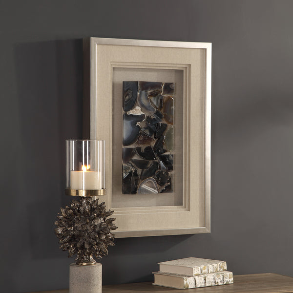 Uttermost Seana Agate Stone Shadow Box