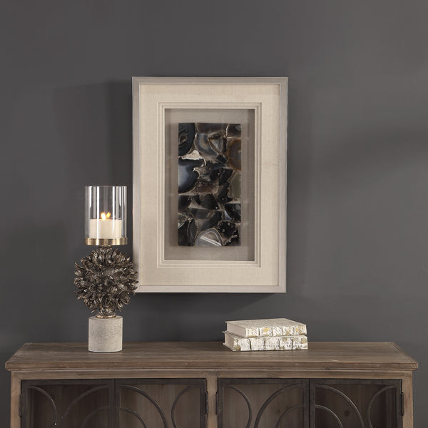 Uttermost Seana Agate Stone Shadow Box