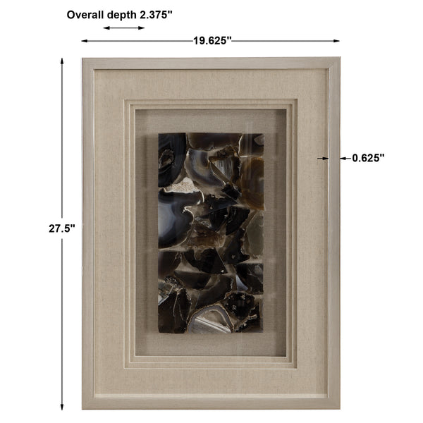 Uttermost Seana Agate Stone Shadow Box