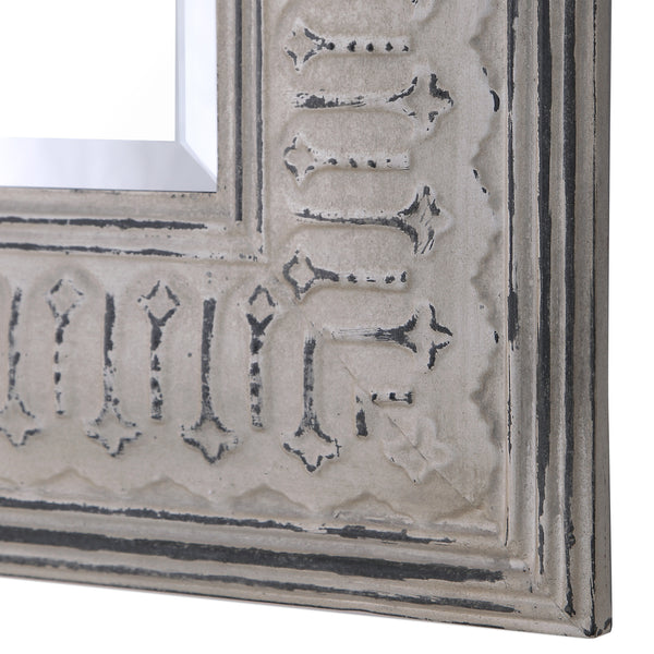 Uttermost Argenton Aged Gray Rectangle Mirror