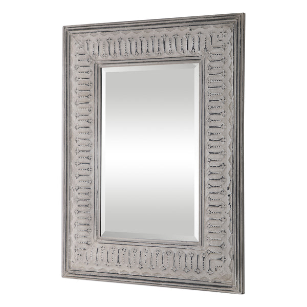 Uttermost Argenton Aged Gray Rectangle Mirror