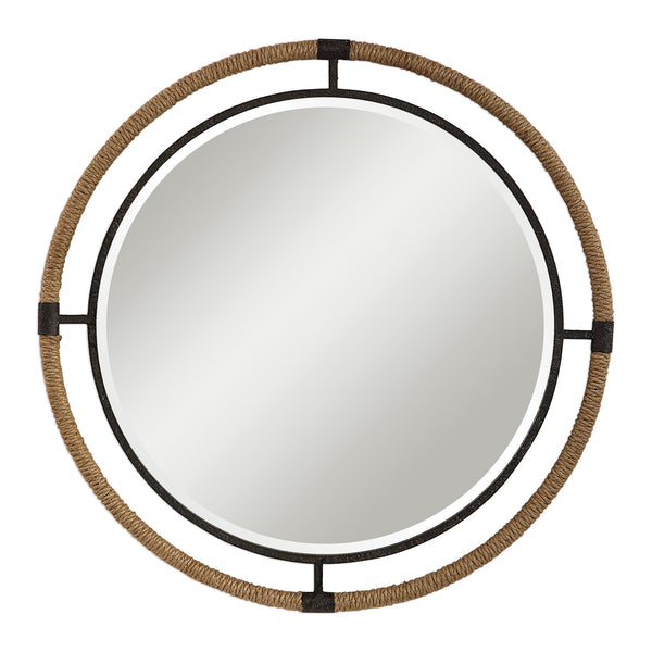 Uttermost Melville Coastal Round Mirror