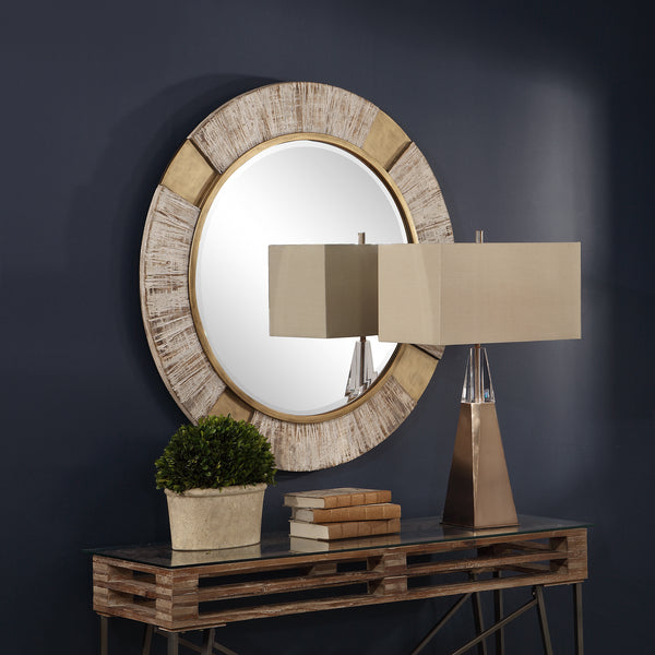 Uttermost Reuben Gold Round Mirror