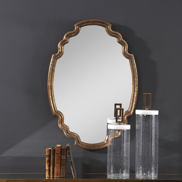 Uttermost Ariane Gold Oval Mirror