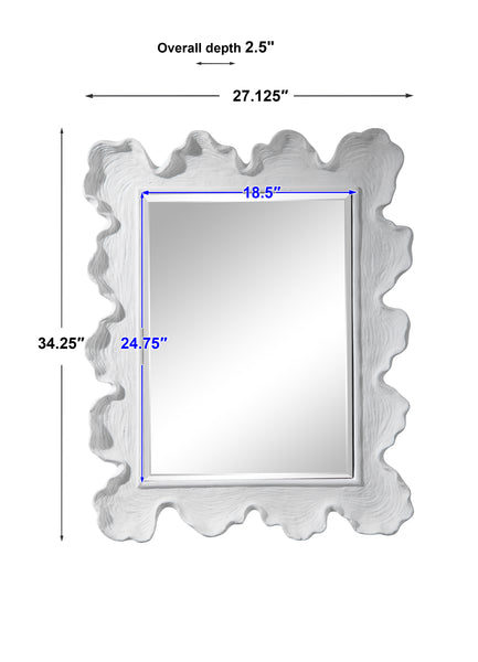 Uttermost Sea Coral Coastal Mirror