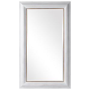 Uttermost Piper Large White Mirror