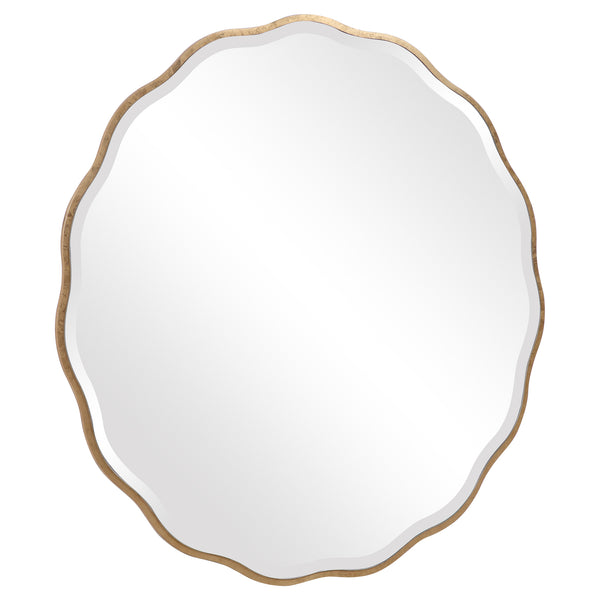 Uttermost Aneta Gold Round Mirror