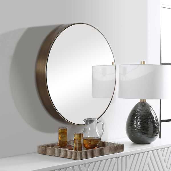 Uttermost Coulson Modern Round Mirror