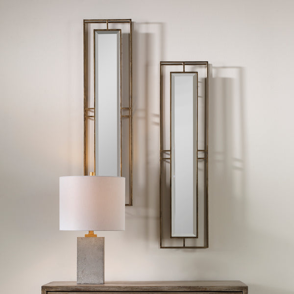 Uttermost Rutledge Gold Mirrors, S/2