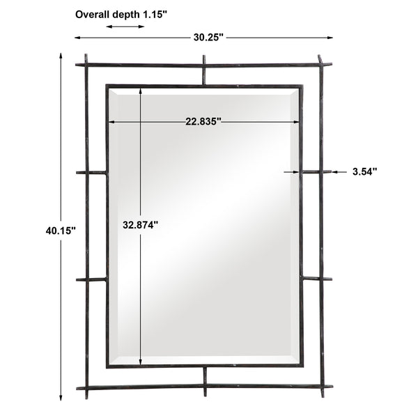 Uttermost Ironworks Industrial Mirror