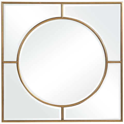 Uttermost Stanford Gold Square Mirror