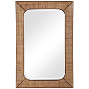 Uttermost Tahiti Rattan Mirror