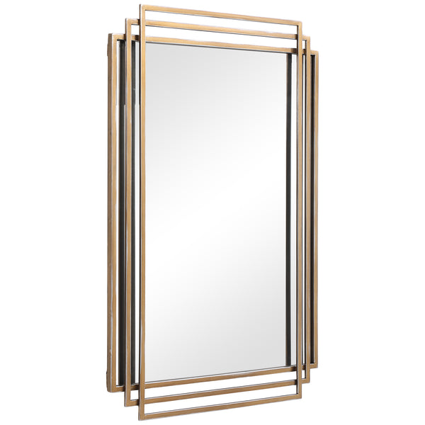 Uttermost Amherst Brushed Gold Mirror