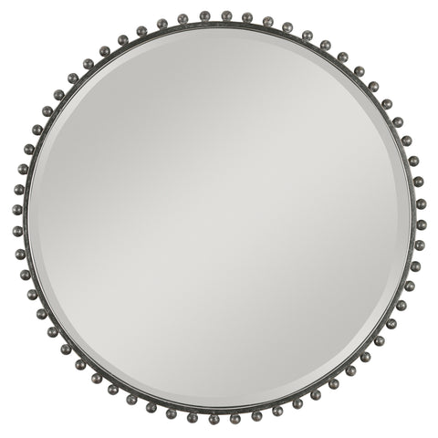 Uttermost Taza Round Iron Mirror