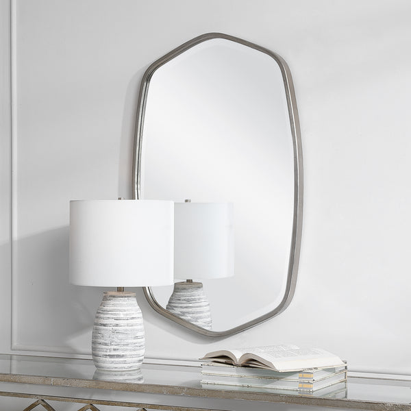 Uttermost Duronia Brushed Silver Mirror