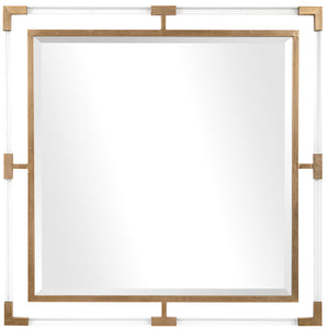 Uttermost Balkan Golden Square Mirror