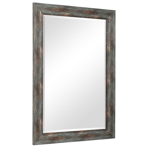 Uttermost Owenby Rustic Silver & Bronze Mirror