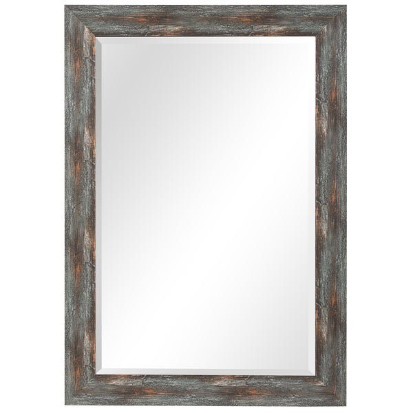 Uttermost Owenby Rustic Silver & Bronze Mirror