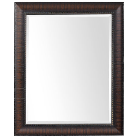 Uttermost Wythe Burnished Wood Mirror