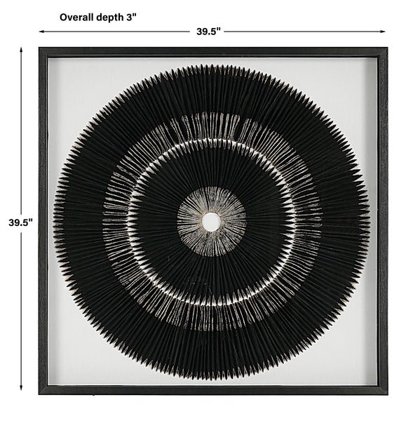 Uttermost Sandara Black And Gold Shadow Box