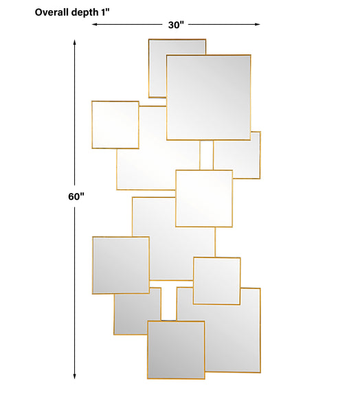 Uttermost Soren Copper Squares Mirror